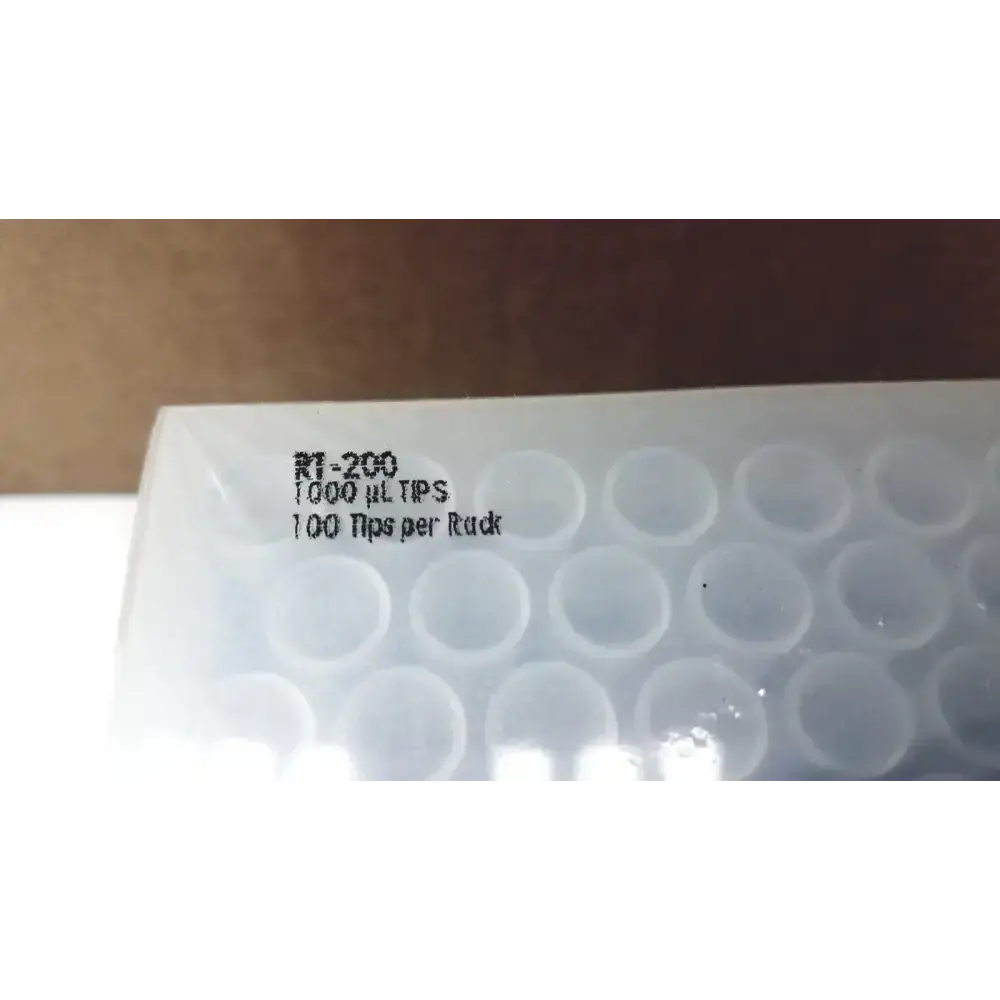 Box of 18 Rainin RT-200 Liftcover 100 Tips Per Rack - Pipette