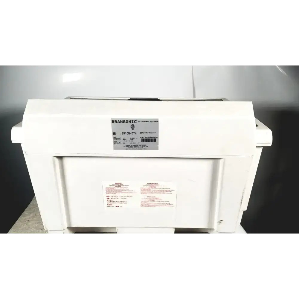 Bransonic Ultrasonic Cleaner Water Bath 8510R-DTH