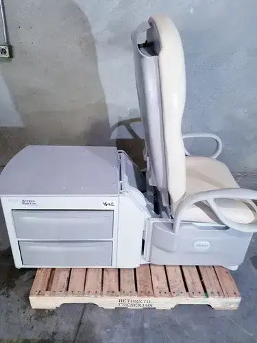 Brewer Access High/Low Model 6501 Power Exam Table with Stirrups And Foot Pedal