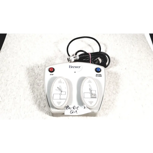 Brewer High Low Power Exam Foot Pedal Table - Footswitch