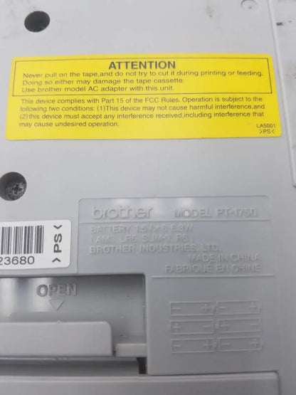 Brother P-Touch PT-1750 Label Thermal Printer