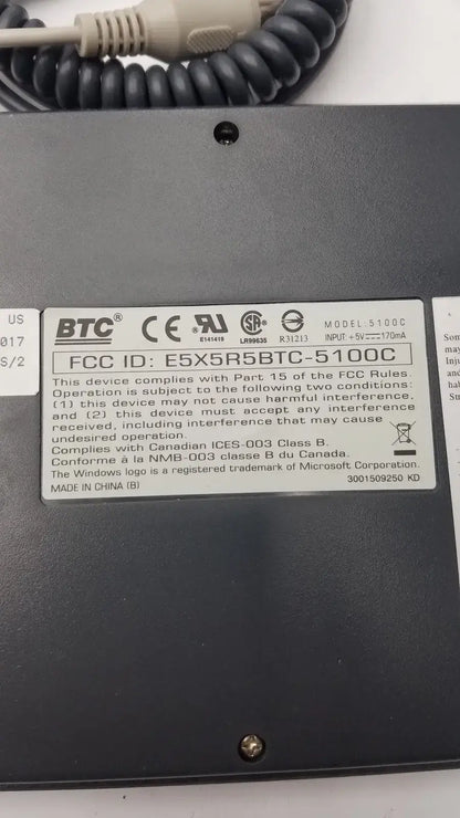 BTC 5100C Compact Computer Keyboard