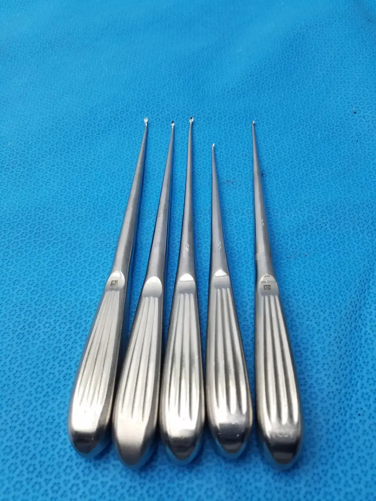 Buggles R-2822 Spratt Bone Curette Stainless Surgical Orthopedic - Lot of 5