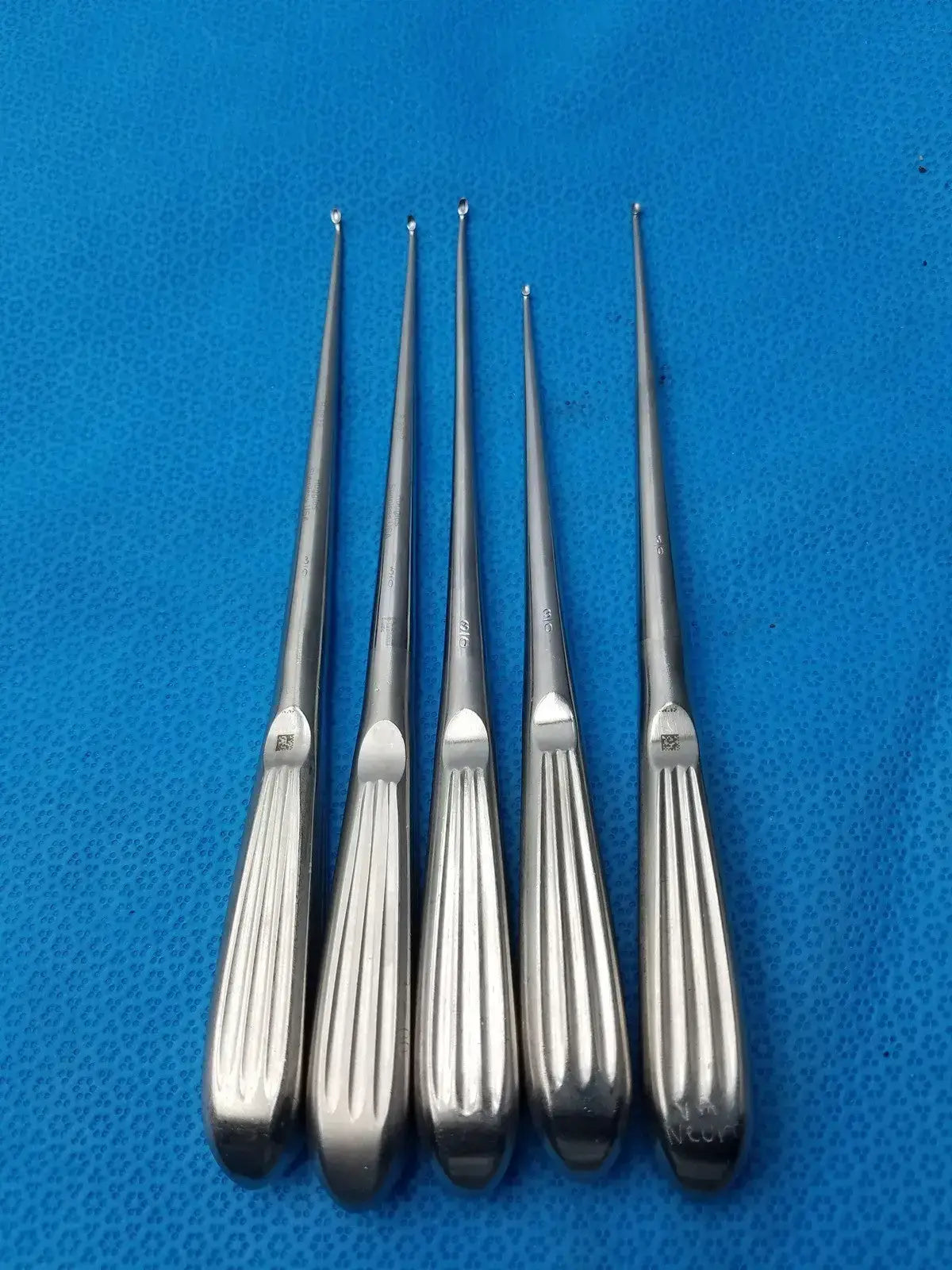 Buggles R-2822 Spratt Bone Curette Stainless Surgical Orthopedic - Lot of 5