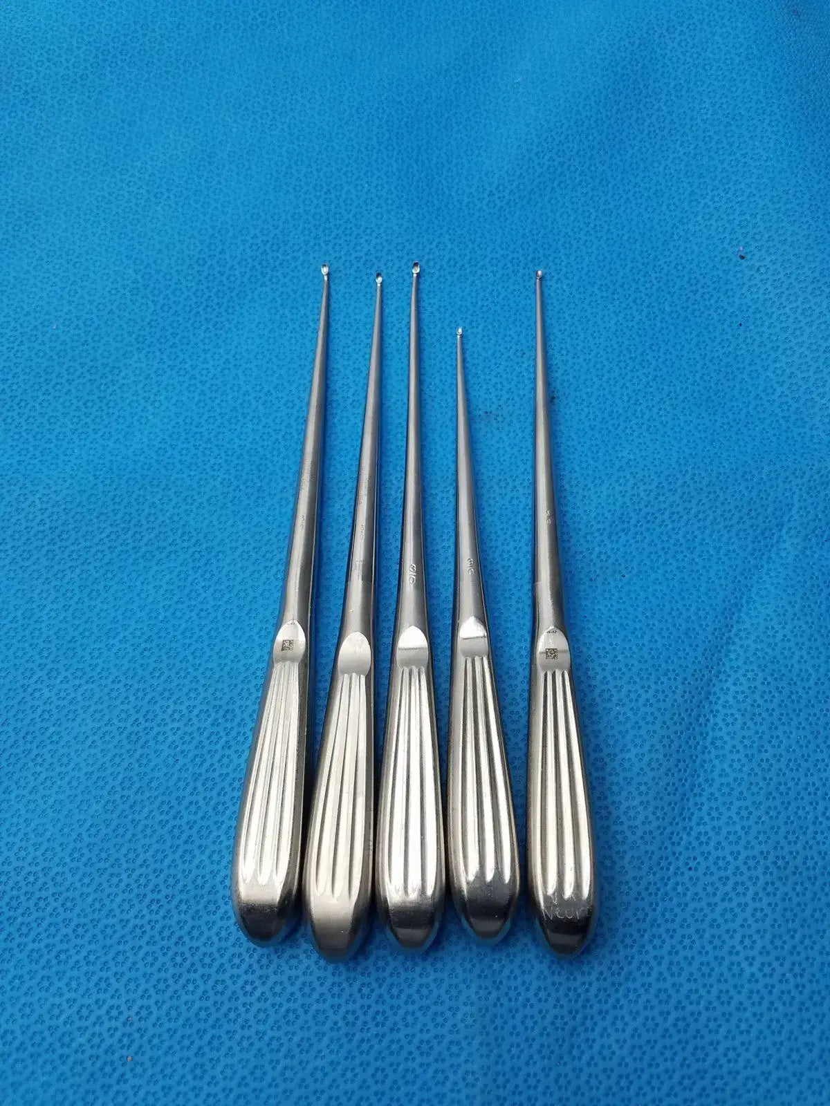 Buggles R-2822 Spratt Bone Curette Stainless Surgical Orthopedic - Lot of 5