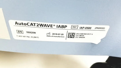 Cardiac Assist Arrow AutoCAT 2 WAVE Ref IABP-0500 - Hemodynamic Support System