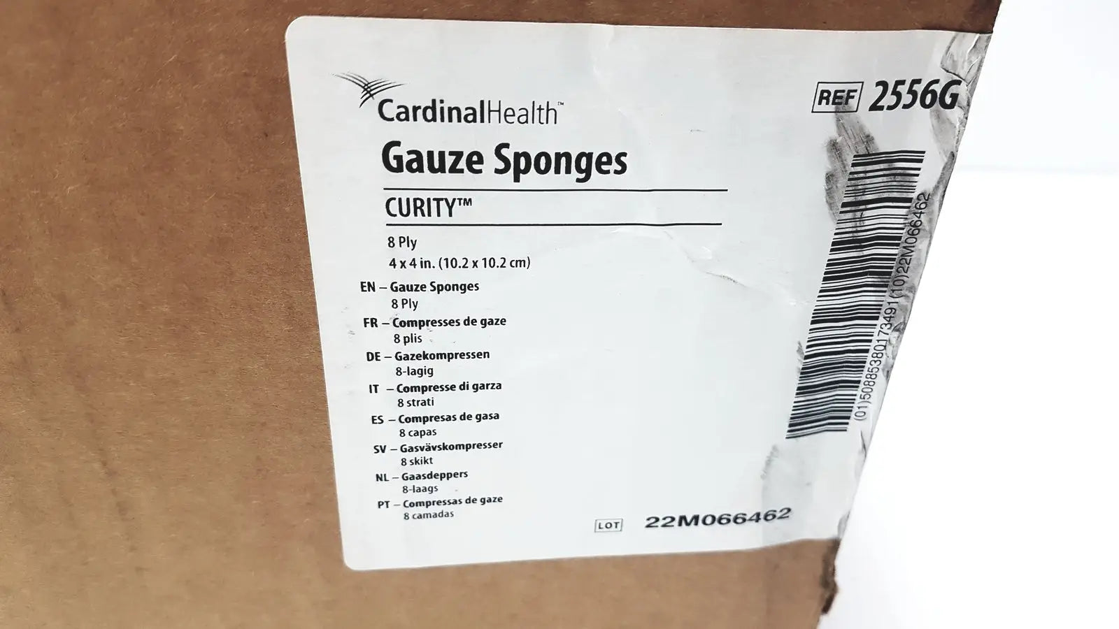 Cardinal Health Gauze Sponges Curity 2556G Pack of 200 x 20
