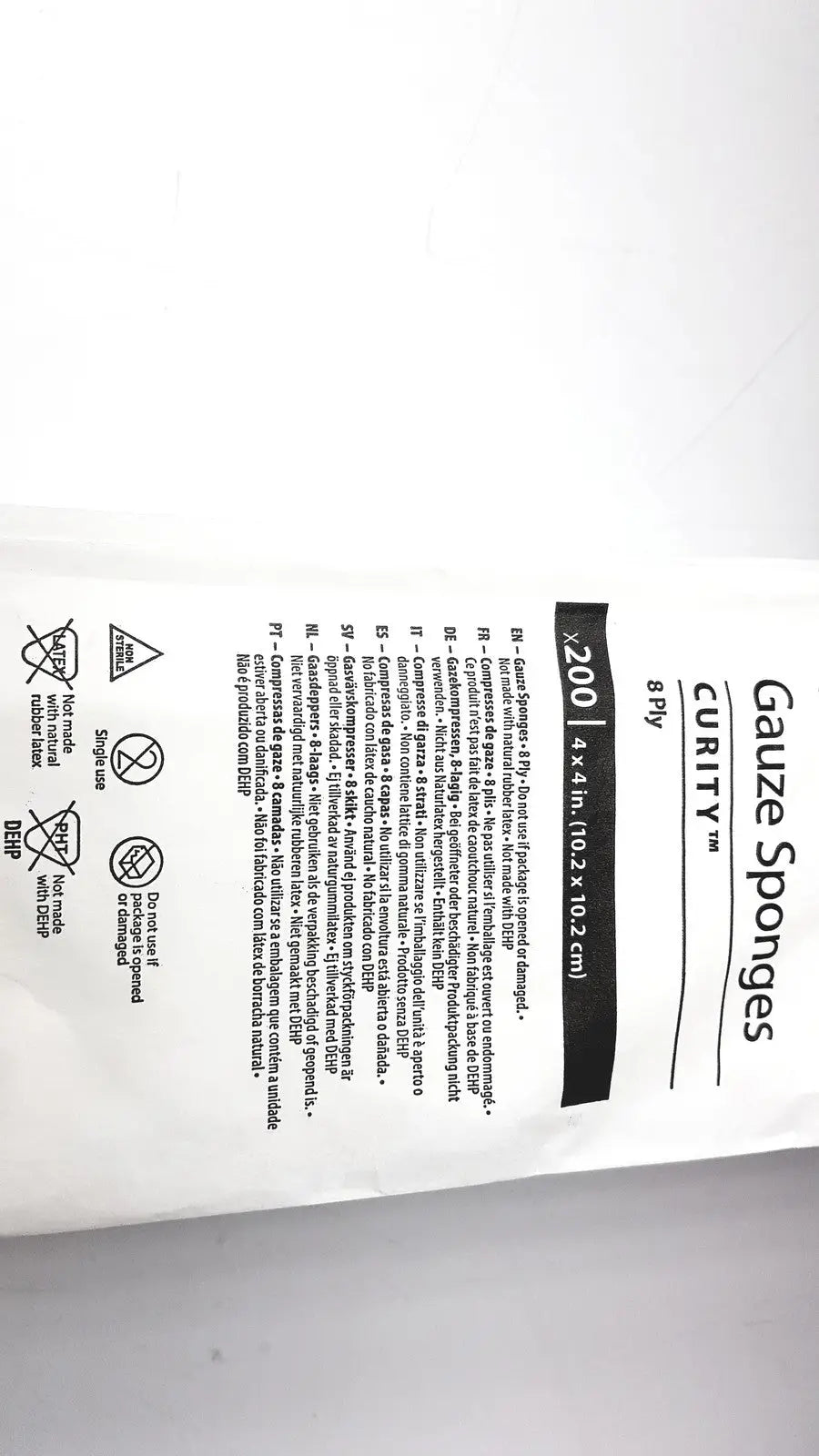 Cardinal Health Gauze Sponges Curity 2556G Pack of 200 x 20