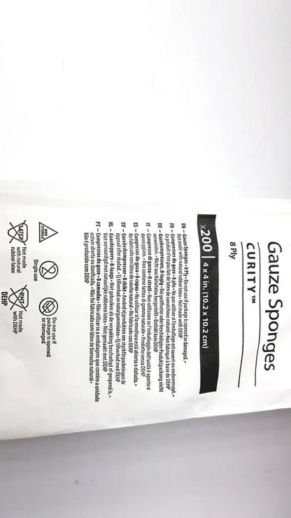 Cardinal Health Gauze Sponges Curity 2556G Pack of 200 x 20