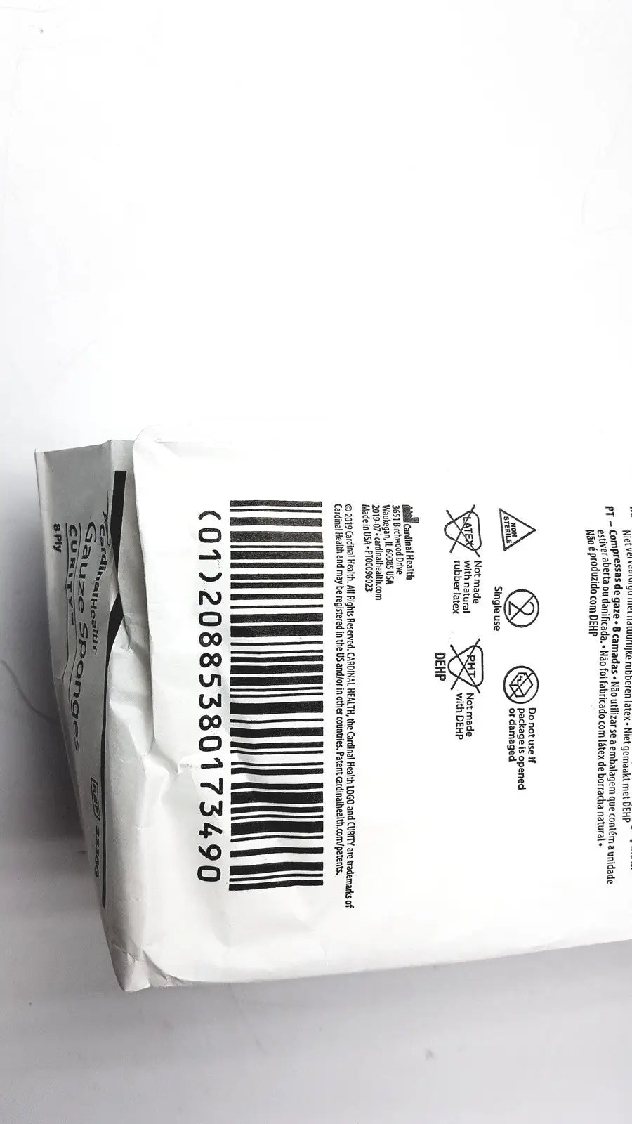 Cardinal Health Gauze Sponges Curity 2556G Pack of 200 x 20