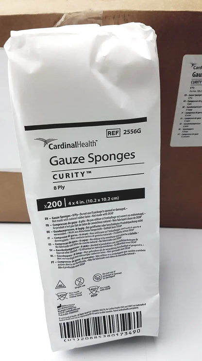 Cardinal Health Gauze Sponges Curity 2556G Pack of 200 x 20
