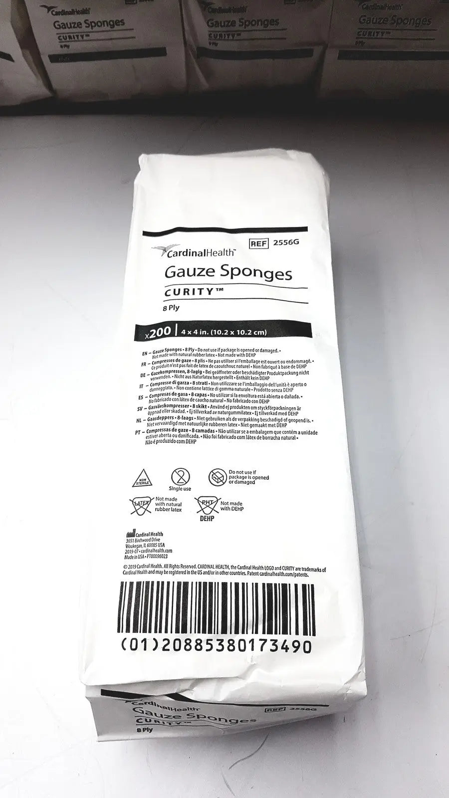 Cardinal Health Gauze Sponges Curity 2556G Pack of 200 x 20