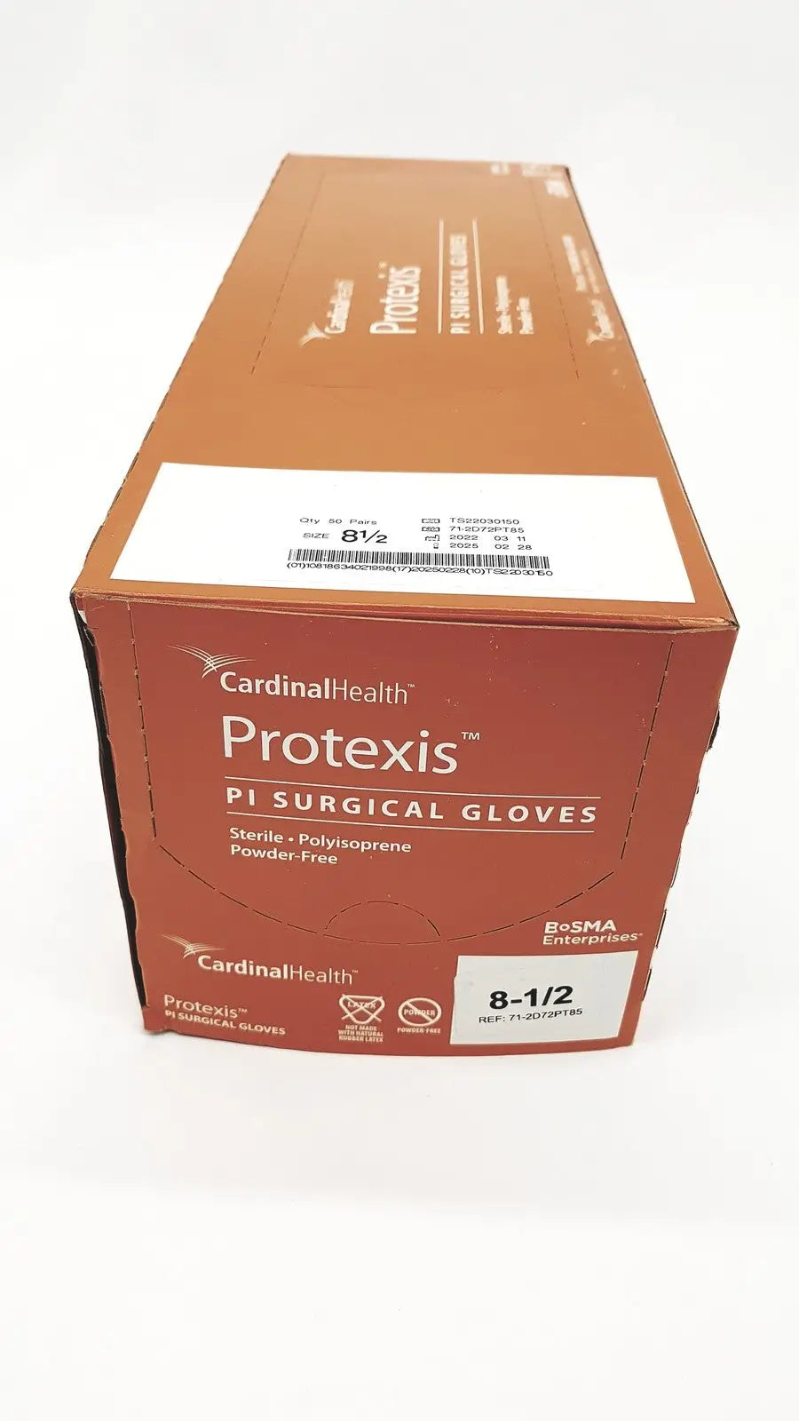 Cardinal Health Protexis PI Surgical Gloves Size: 8.5 EXP: 02/25