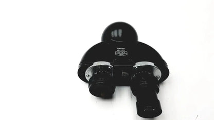 Black carl zeiss 4231107 germany kpl-w 12.5x binoculars with silver-rimmed focus knobs for pre owned medical equipment use