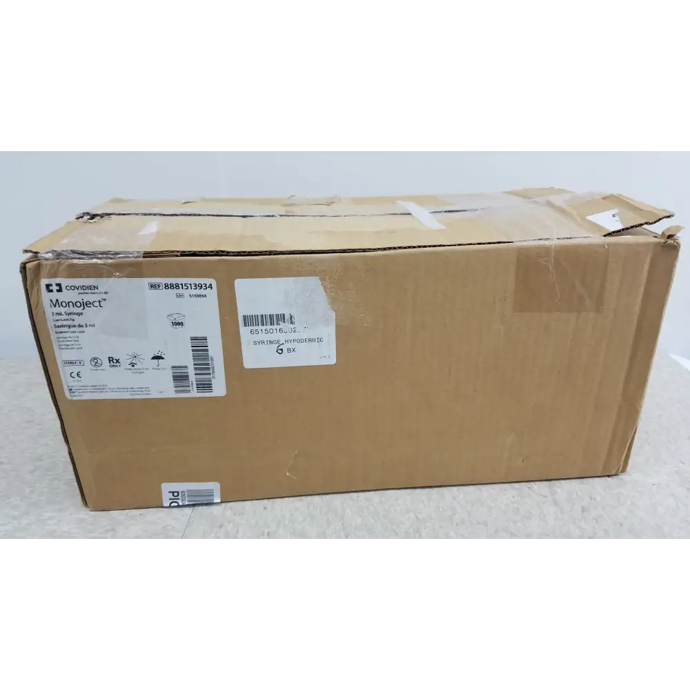 Case of 1000 Covidien Monoject 8881513934 3ml Syriinge - Syringe