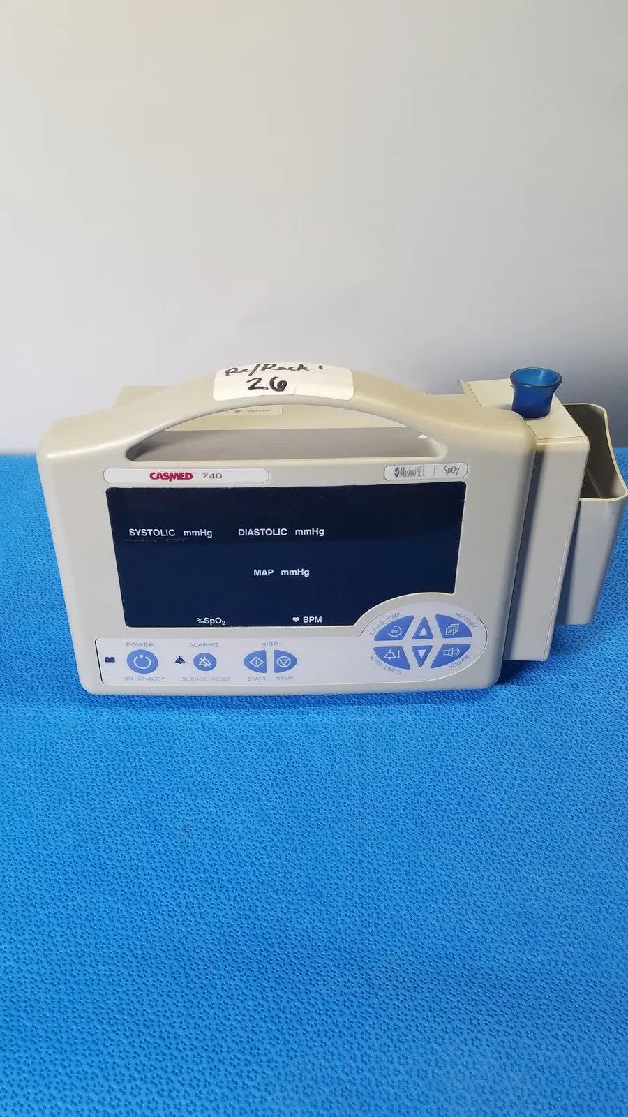 CASMED 740 Patient Monitor NIBP SpO2 Masimo SET Blood Pressure