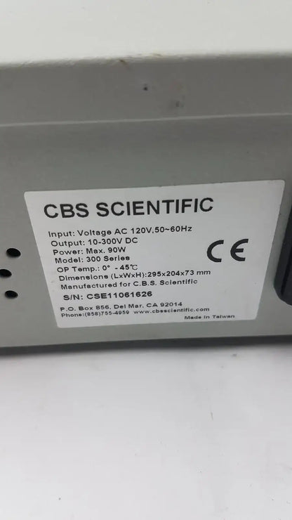 CBS Scientific EPS-300 IIV 300V Electrophoresis Power Supply 300II