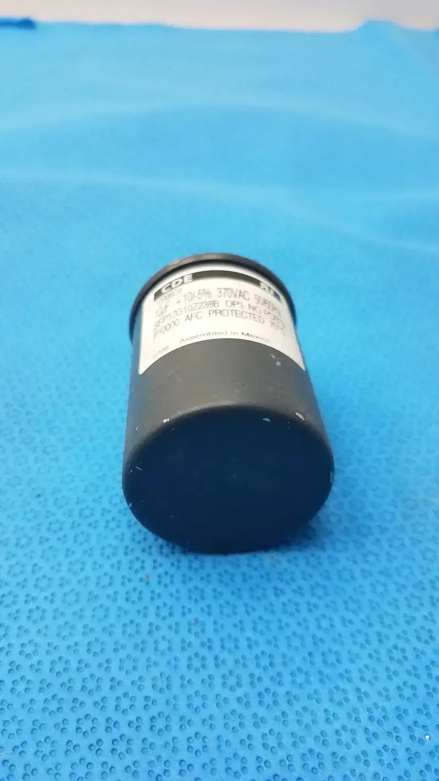 CDE 12.5uF ±10% 370VAC 50/60Hz Capacitor SFP37G12.5K238B-F Motor Start HVAC - Run