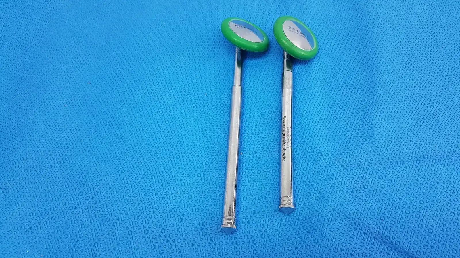 Celebrex Neurological Reflex Hammer Stainless Steel Green Head – Set of 2