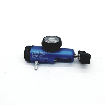 Chad Therapeutics CGA 870 Oxygen Regulator Gauge & Clamp O2 3000 PSI