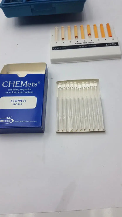 Chemetrics K-3510 Coloriimetric Copper Test Kit With C-3510 R-3510 - Colorimetric