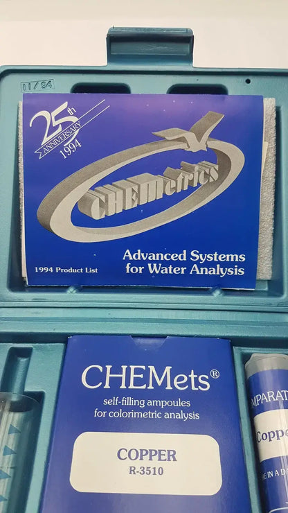 Chemetrics K-3510 Coloriimetric Copper Test Kit With C-3510 R-3510 - Colorimetric
