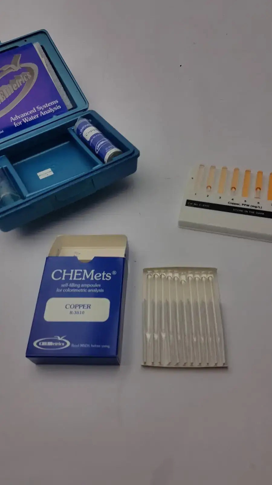 Chemetrics K-3510 Coloriimetric Copper Test Kit With C-3510 R-3510 - Colorimetric