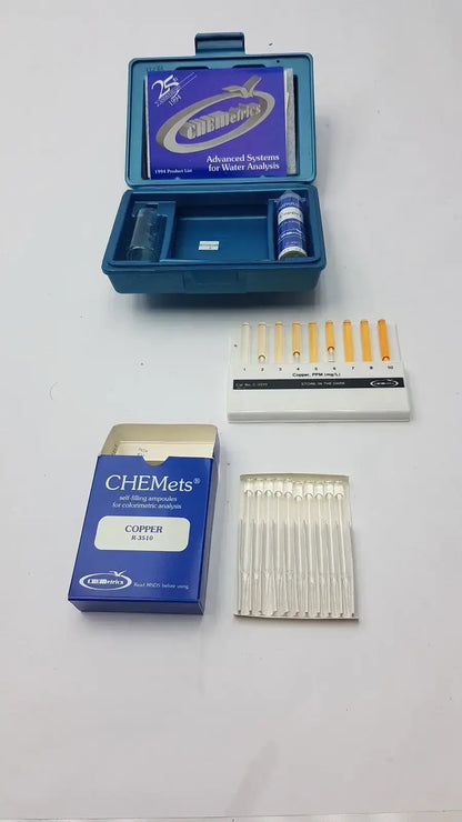 Chemetrics K-3510 Coloriimetric Copper Test Kit With C-3510 R-3510 - Colorimetric