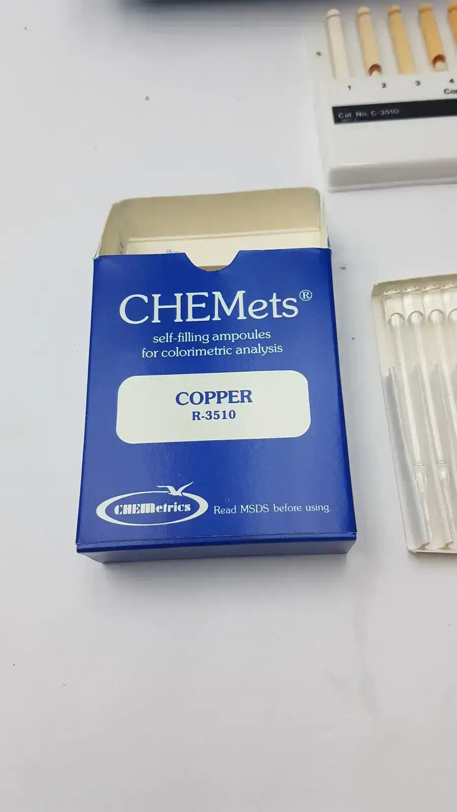 Chemetrics K-3510 Coloriimetric Copper Test Kit With C-3510 R-3510 - Colorimetric