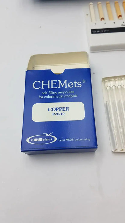 Chemetrics K-3510 Coloriimetric Copper Test Kit With C-3510 R-3510 - Colorimetric
