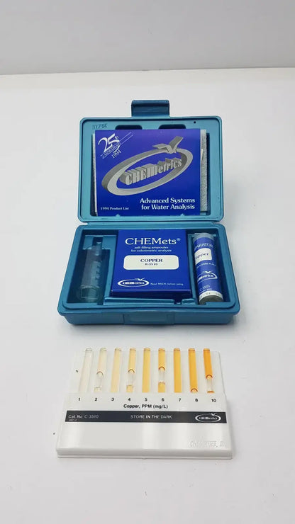 Chemetrics K-3510 Coloriimetric Copper Test Kit With C-3510 R-3510 - Colorimetric