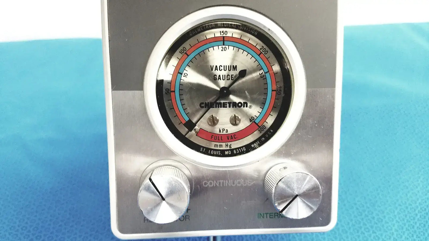 CHEMETRON Medical Division Intermittent Vacuum Regulator Stock# 22050314