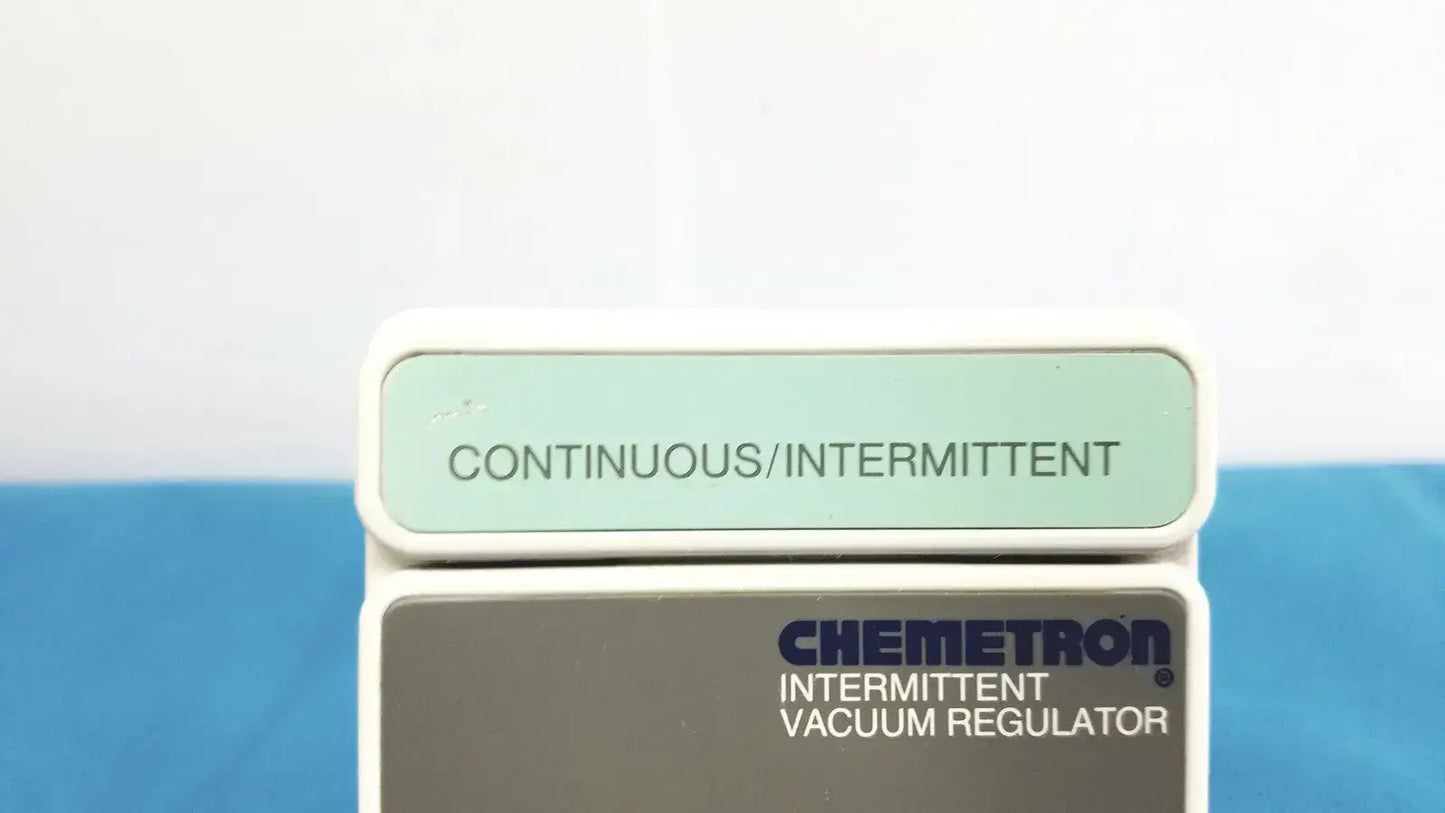CHEMETRON Medical Division Intermittent Vacuum Regulator Stock# 22050314