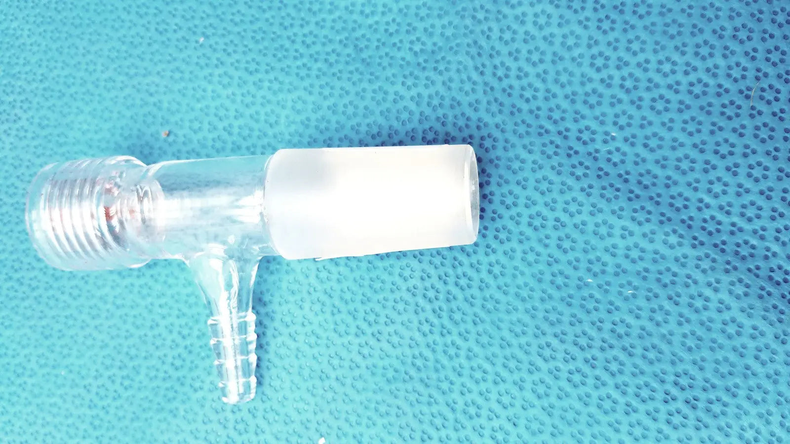 Chemglass Universal Inlet Adapter w/ Chem-Thread & Hose Barb – Lab Use - Laboratory Glassware