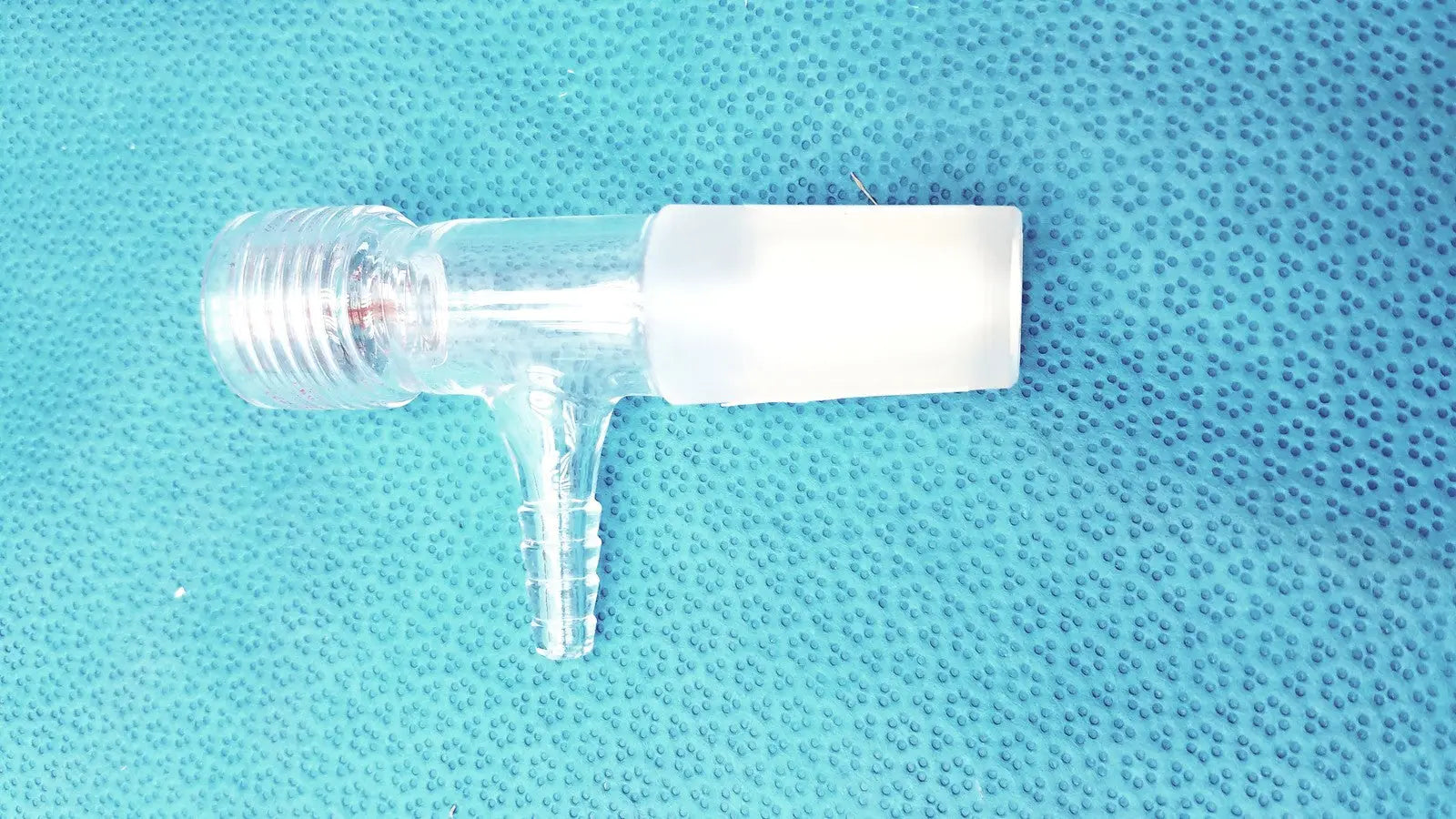 Chemglass Universal Inlet Adapter w/ Chem-Thread & Hose Barb – Lab Use - Laboratory Glassware