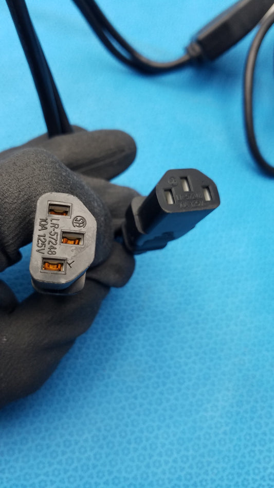 Ching Cheng EL-701A NEMA 5-15P to Dual C13 Y-Splitter Power Cord