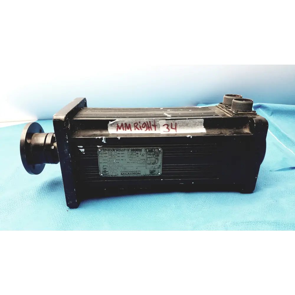 Cincinnati Milacron GOLDLINE Servo Motor 1-604-0234 Brushless PM 2000 RPM - Permanent Magnet