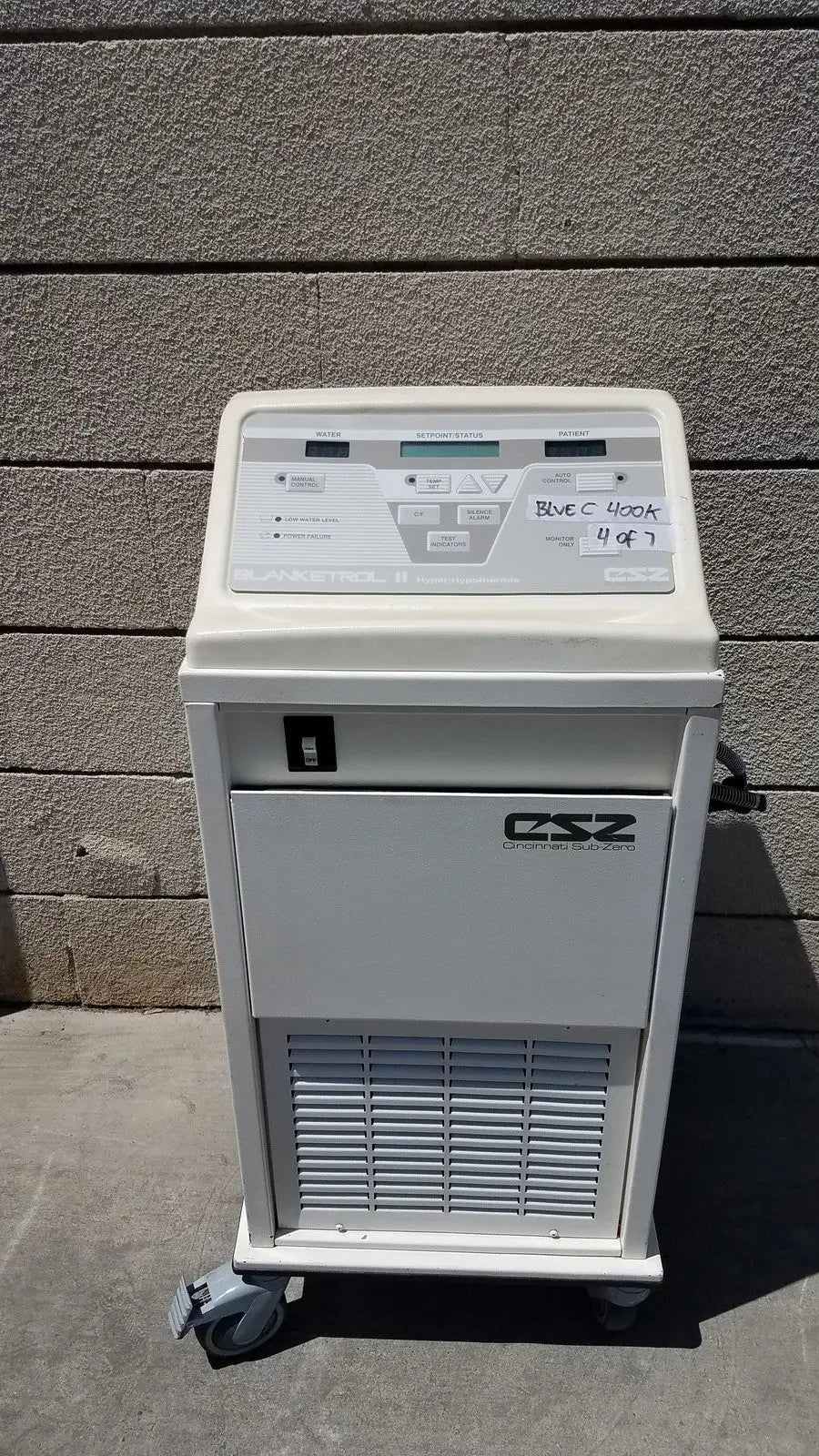 Cincinnati Sub-Zero Blanketrol II Model 222S - Patient Temperature Management System