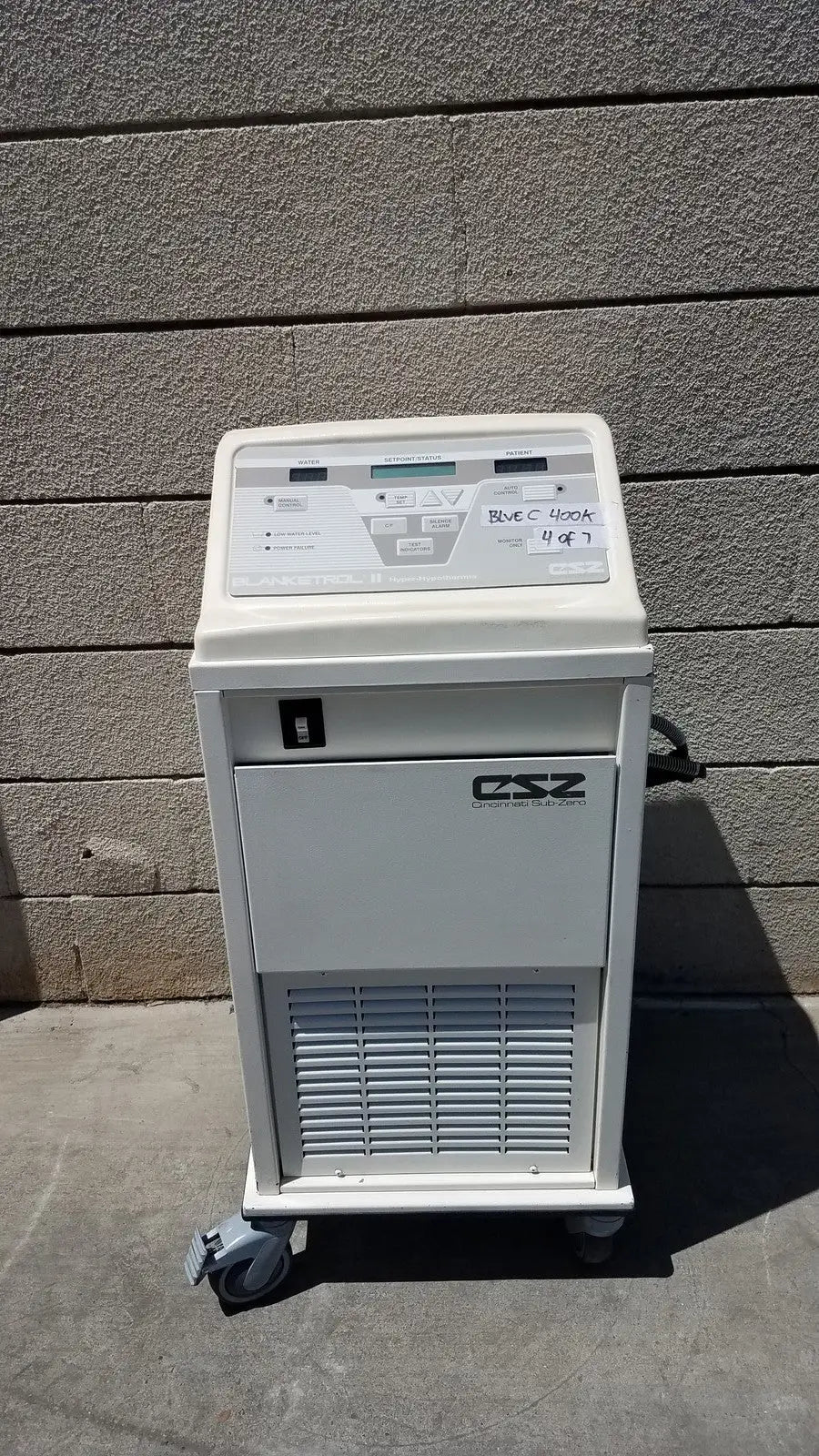 Cincinnati Sub-Zero Blanketrol II Model 222S - Patient Temperature Management System
