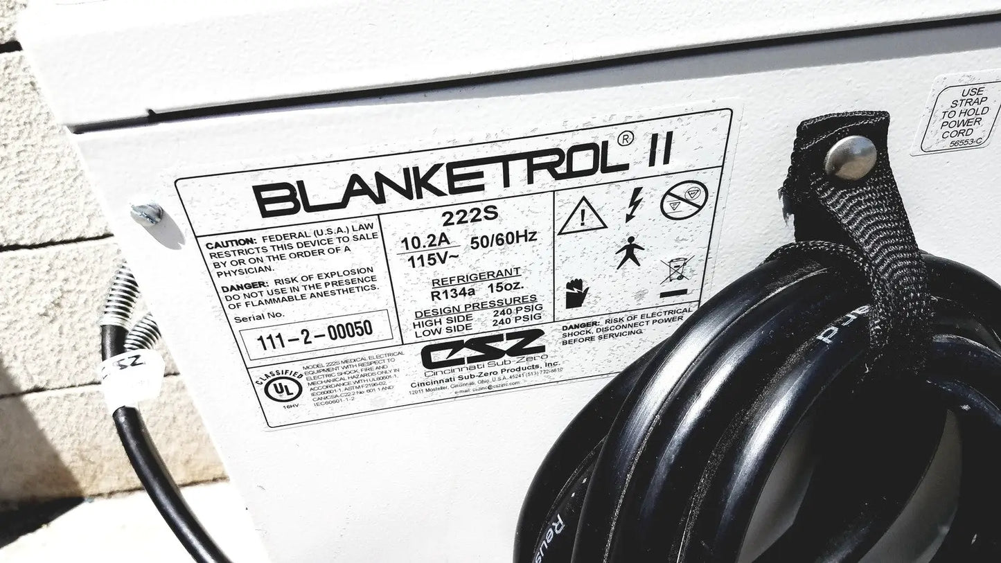 Cincinnati Sub-Zero CSZ Blanketrol II 222R Hyper/Hypothermia Unit