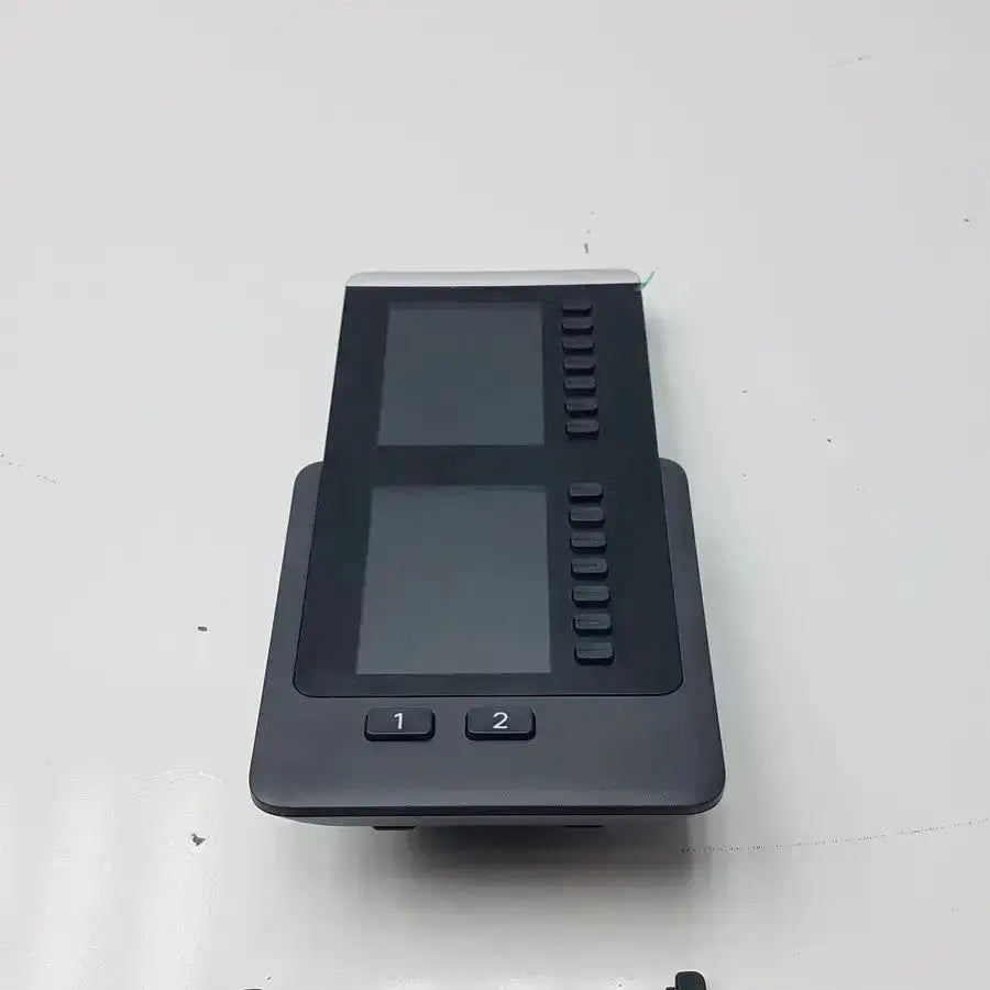 Black dual-screen touchscreen expansion module with vertical buttons for cisco 8800 series kem audio cp-8800-a-kem