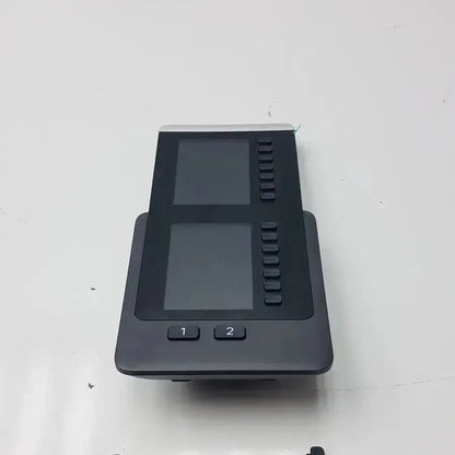 Black dual-screen touchscreen expansion module with vertical buttons for cisco 8800 series kem audio cp-8800-a-kem