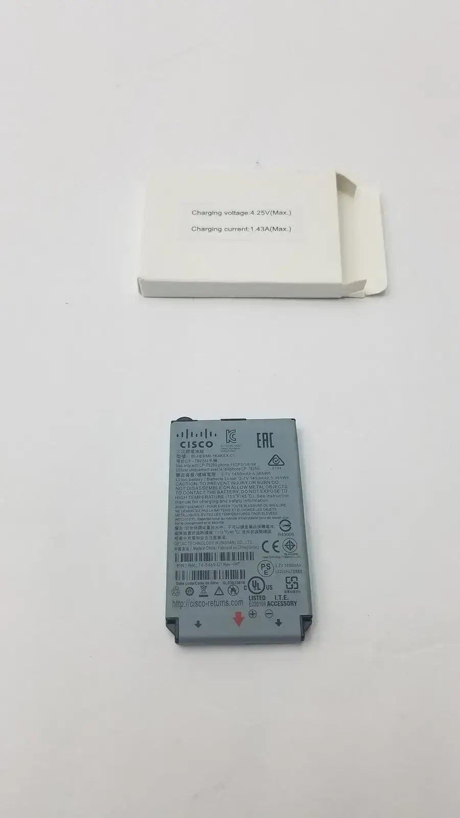 CISCO Battery BI-HERMI-1K4KSX-01 P/N 74-5469-01 1450mAh