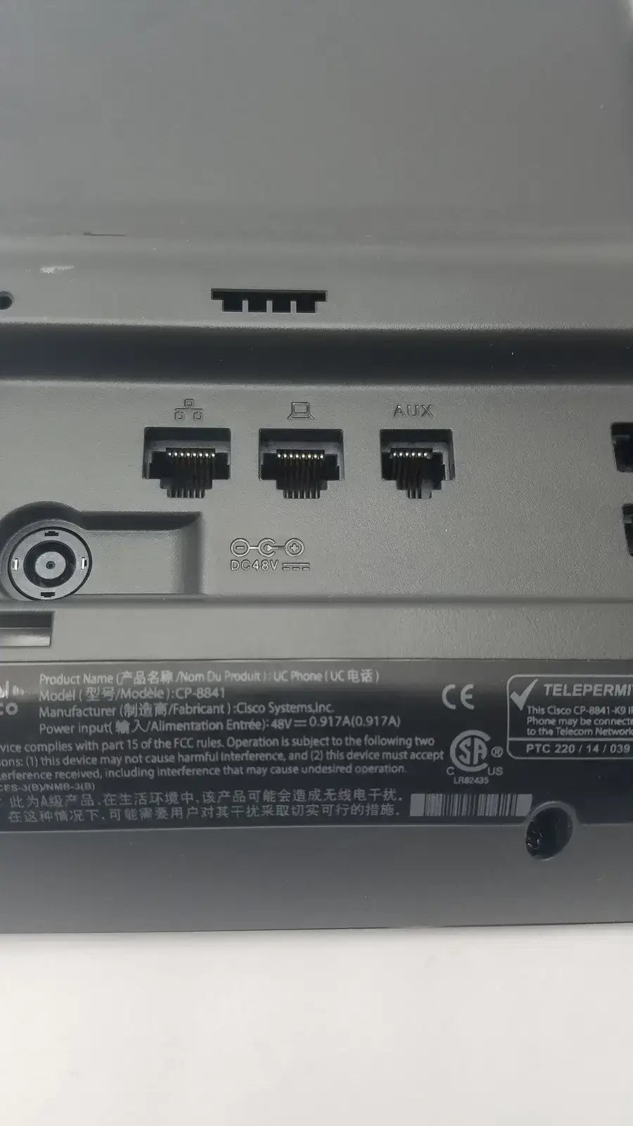 Cisco CP8841 IP Business Phone With Handset