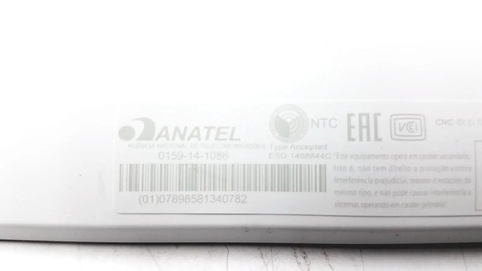 Cisco CTS-CTRL-DV10 TelePresence Touch MX Series Anatel 0159-14-1086 - Controller