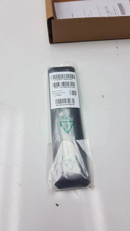 Black cts 4017 brake pad in clear plastic packaging included with cisco cts-rmt-trc6 remote control for telepresence sx20n