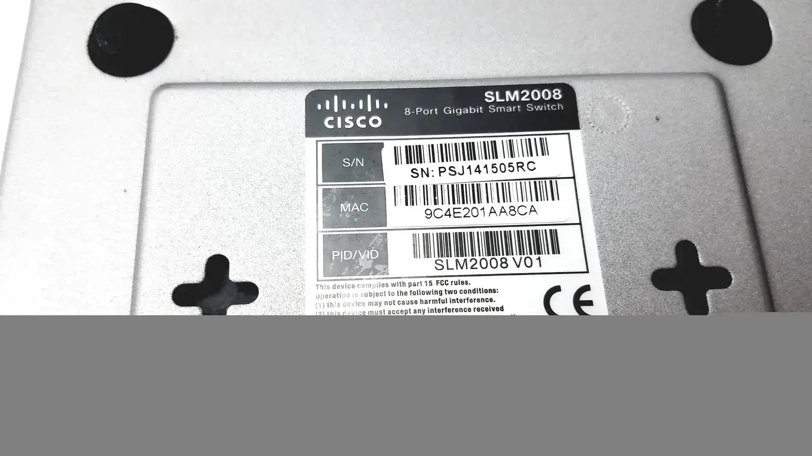 CISCO SLM2008 8-Port Gigabit 10/100/1000 Smart Switch PD - Network
