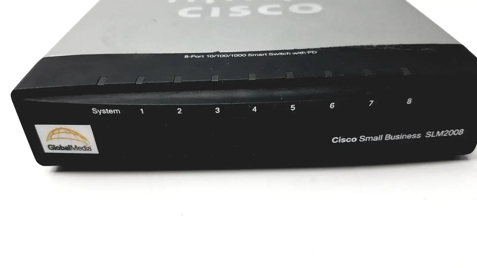 CISCO SLM2008 8-Port Gigabit 10/100/1000 Smart Switch PD - Network