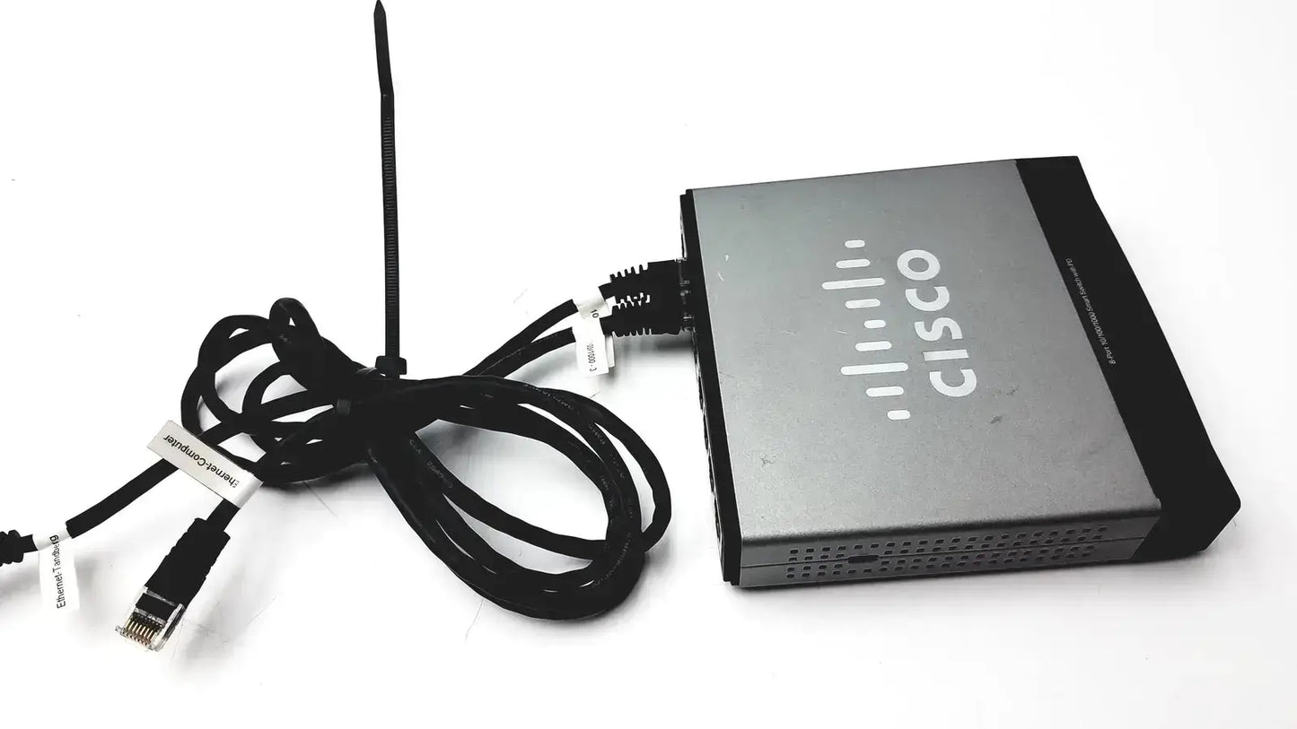 CISCO SLM2008 8-Port Gigabit 10/100/1000 Smart Switch PD - Network