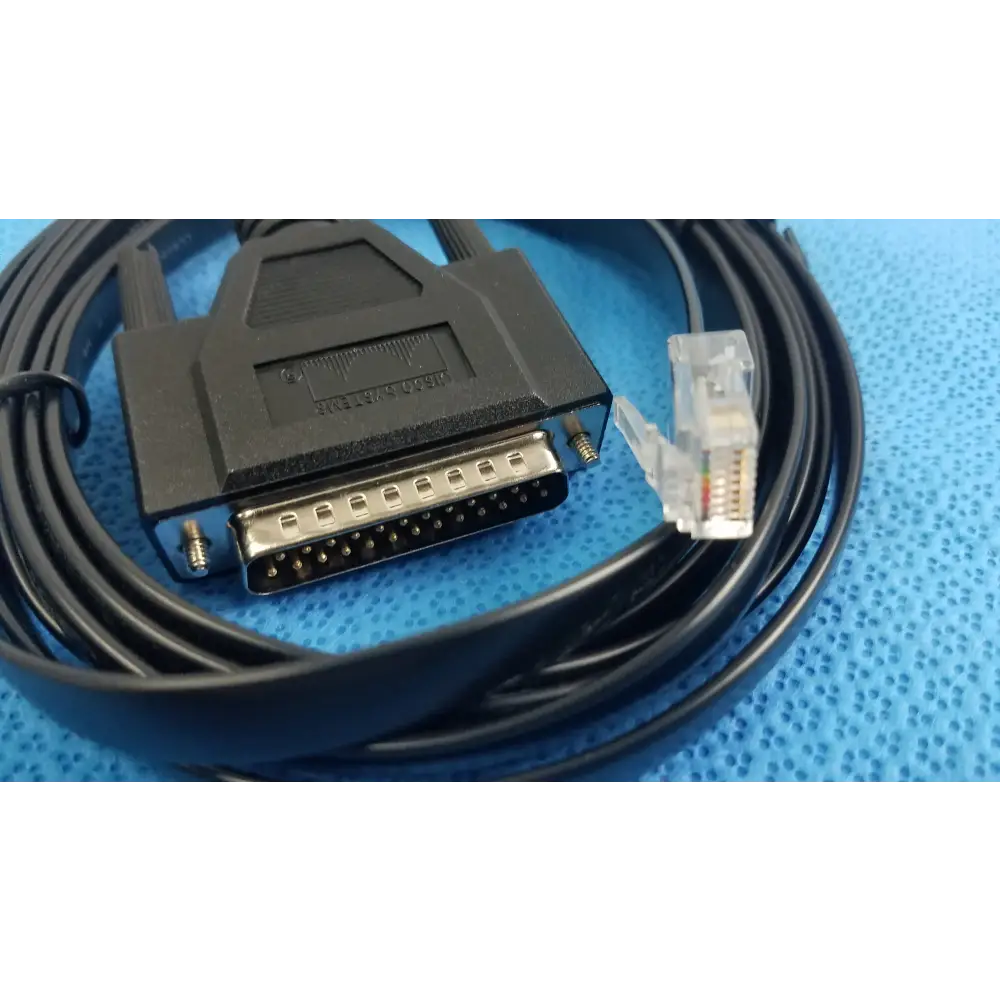 Cisco Systems 72-3663-01 Rev B1 Console Cable DB25 Male to RJ45 Serial Management - Lot of 2 - Console/Serial